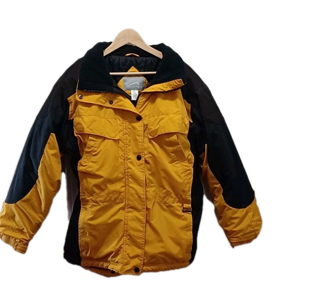 Polar Edge Winnipeg Yellow/Black Insulated Ski Jacket Women's Size Large